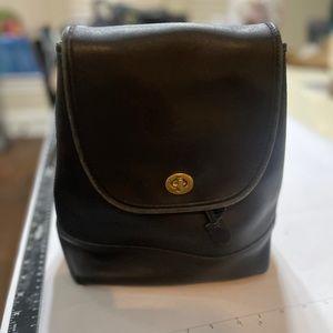 Vintage Coach Leather Backpack